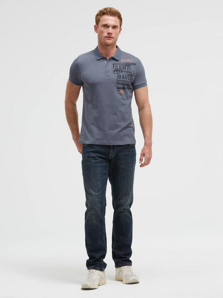 CAMP DAVID Poloshirt mit Stickerei – Bild 3 von 5