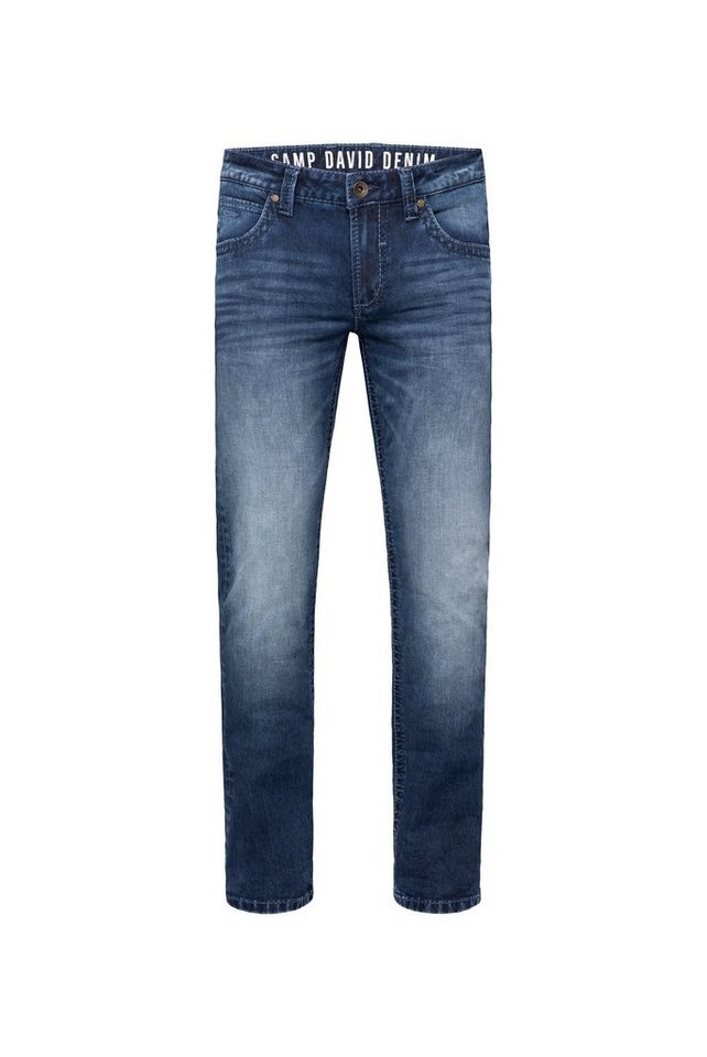 CAMP DAVID Regular-fit-Jeans mit Bleaching-Effekten – Bild 2 von 5