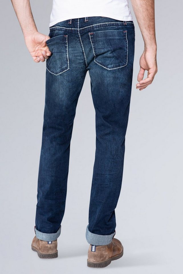 CAMP DAVID Regular-fit-Jeans mit Kontrast-Riegel – Bild 5 von 5