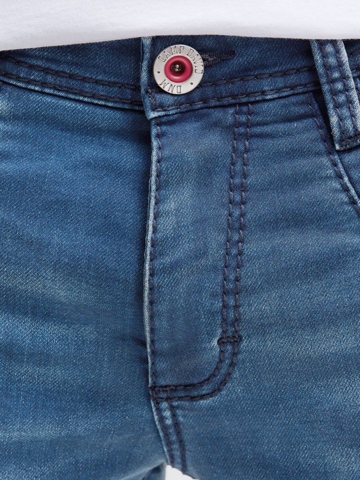 CAMP DAVID Regular-fit-Jeans mit Teilungsnähten – Bild 4 von 5