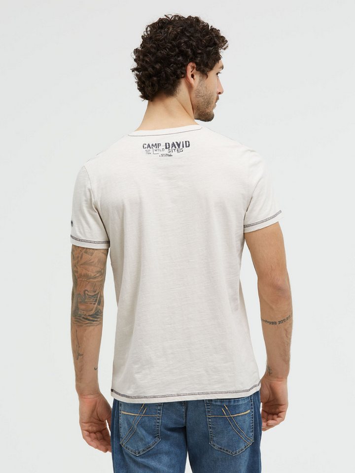 CAMP DAVID Rundhalsshirt aus Baumwolle – Bild 5 von 5