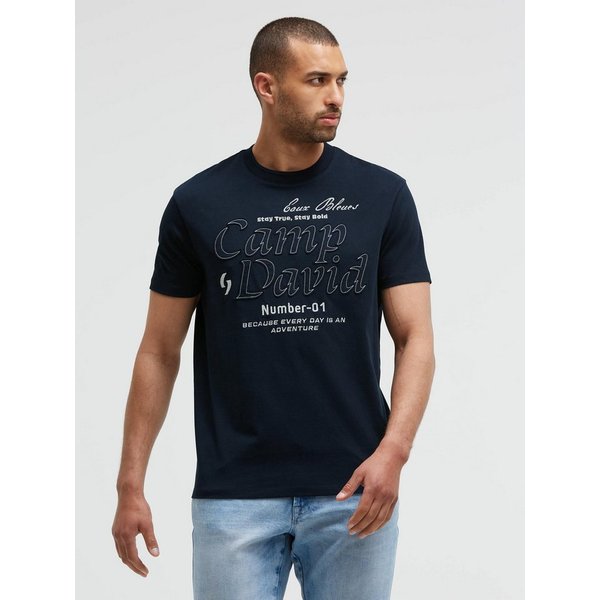 CAMP DAVID Rundhalsshirt aus Baumwolle