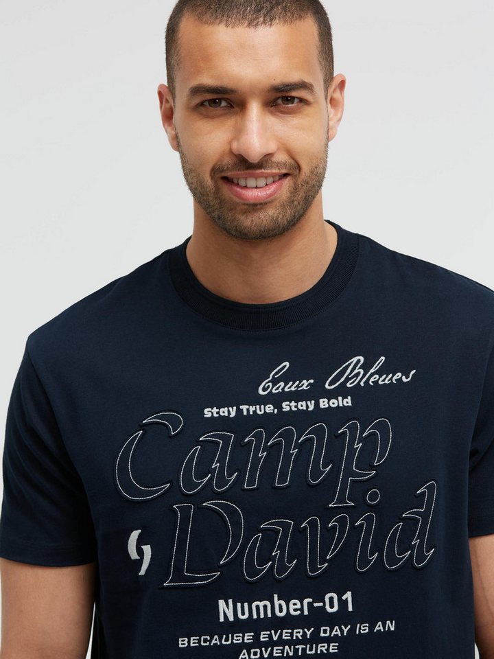 CAMP DAVID Rundhalsshirt aus Baumwolle – Bild 4 von 5