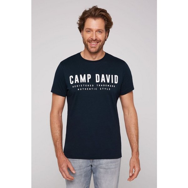 CAMP DAVID Rundhalsshirt aus Baumwolle