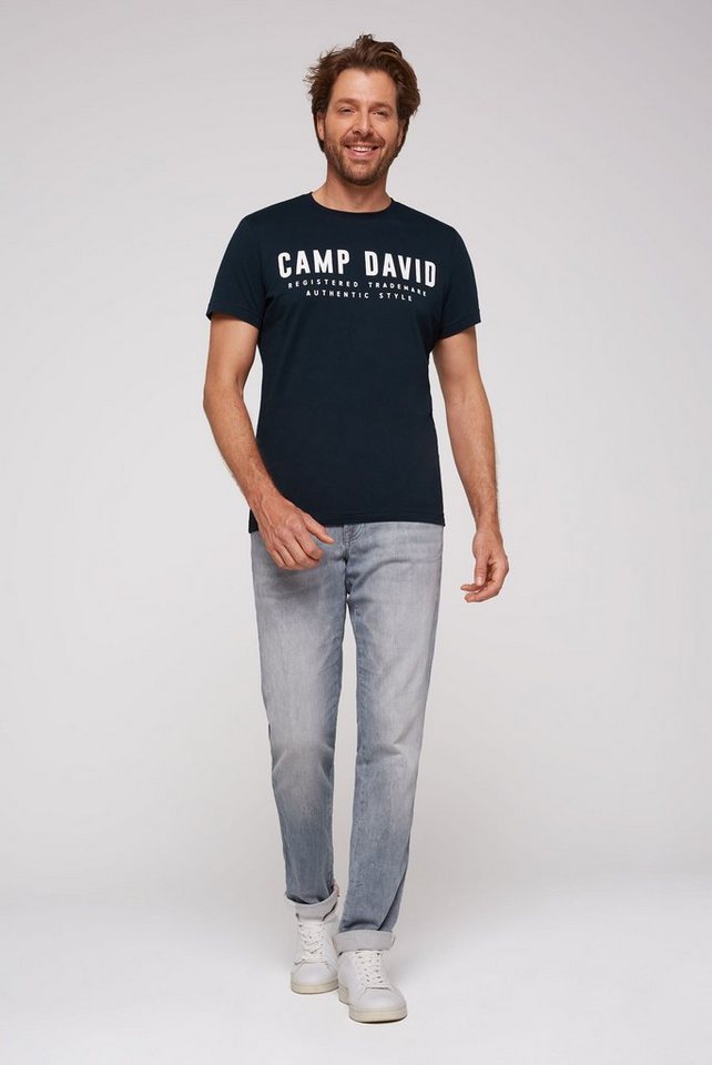 CAMP DAVID Rundhalsshirt aus Baumwolle – Bild 3 von 5