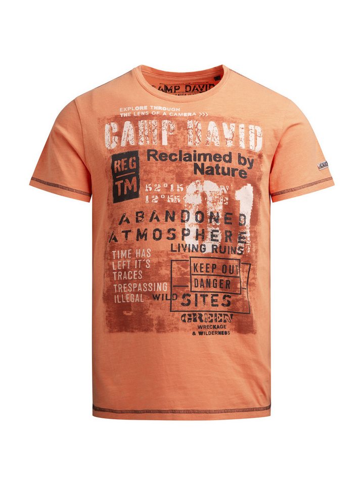 CAMP DAVID Rundhalsshirt aus Baumwolle – Bild 2 von 5