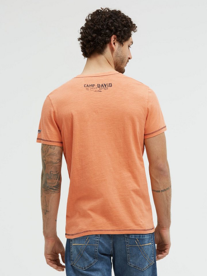 CAMP DAVID Rundhalsshirt aus Baumwolle – Bild 5 von 5