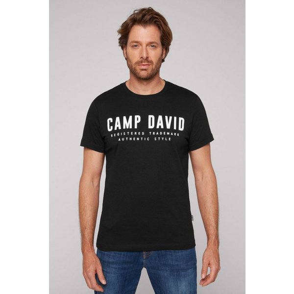 CAMP DAVID Rundhalsshirt aus Baumwolle