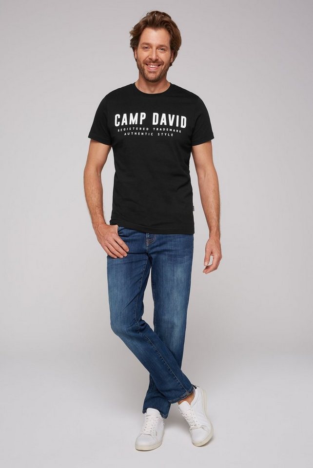 CAMP DAVID Rundhalsshirt aus Baumwolle – Bild 3 von 5