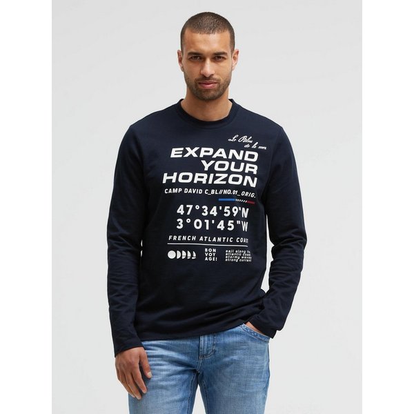 CAMP DAVID Rundhalsshirt aus Baumwolle