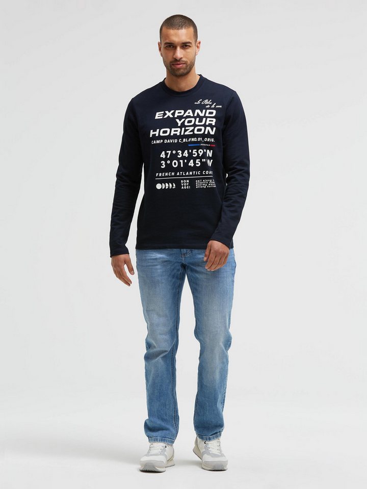 CAMP DAVID Rundhalsshirt aus Baumwolle – Bild 3 von 5