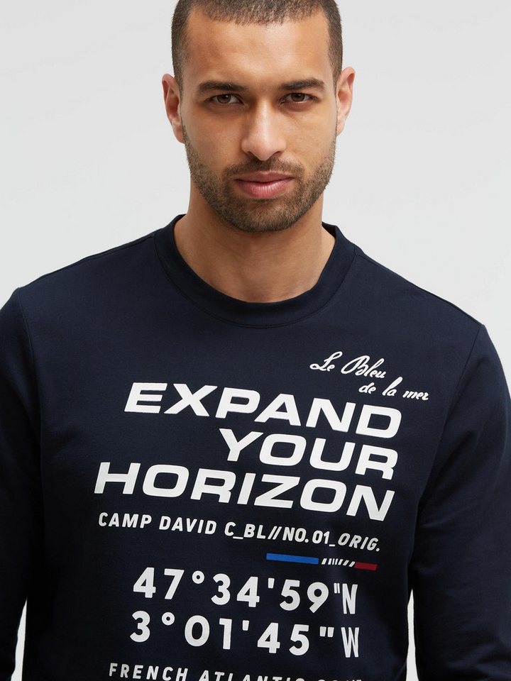 CAMP DAVID Rundhalsshirt aus Baumwolle – Bild 4 von 5