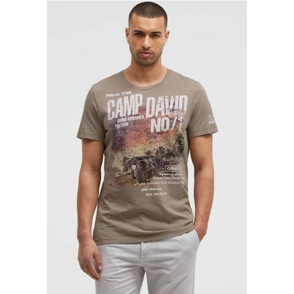 CAMP DAVID Rundhalsshirt aus Baumwolle