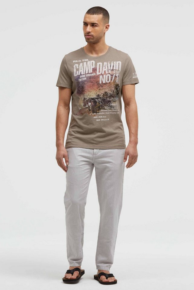 CAMP DAVID Rundhalsshirt aus Baumwolle – Bild 3 von 5
