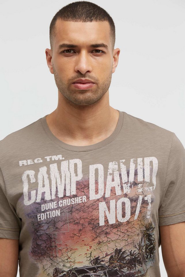 CAMP DAVID Rundhalsshirt aus Baumwolle – Bild 4 von 5