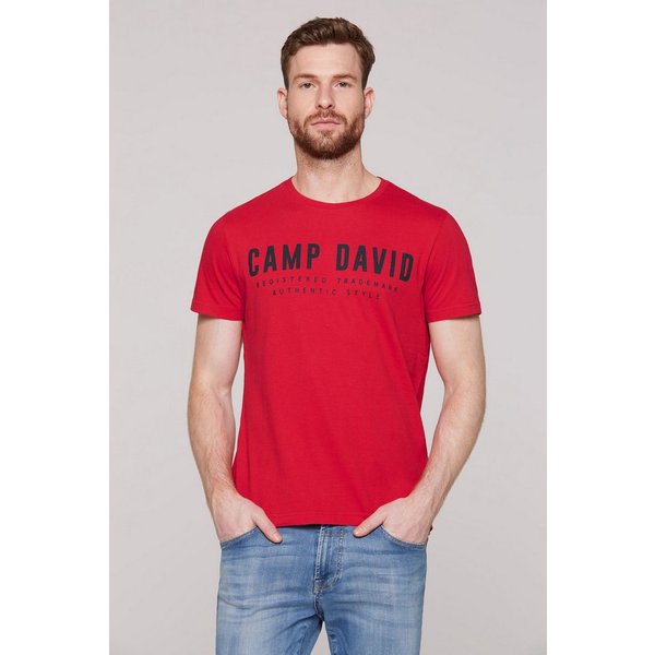 CAMP DAVID Rundhalsshirt aus Baumwolle