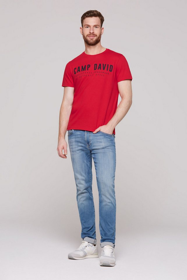 CAMP DAVID Rundhalsshirt aus Baumwolle – Bild 3 von 5