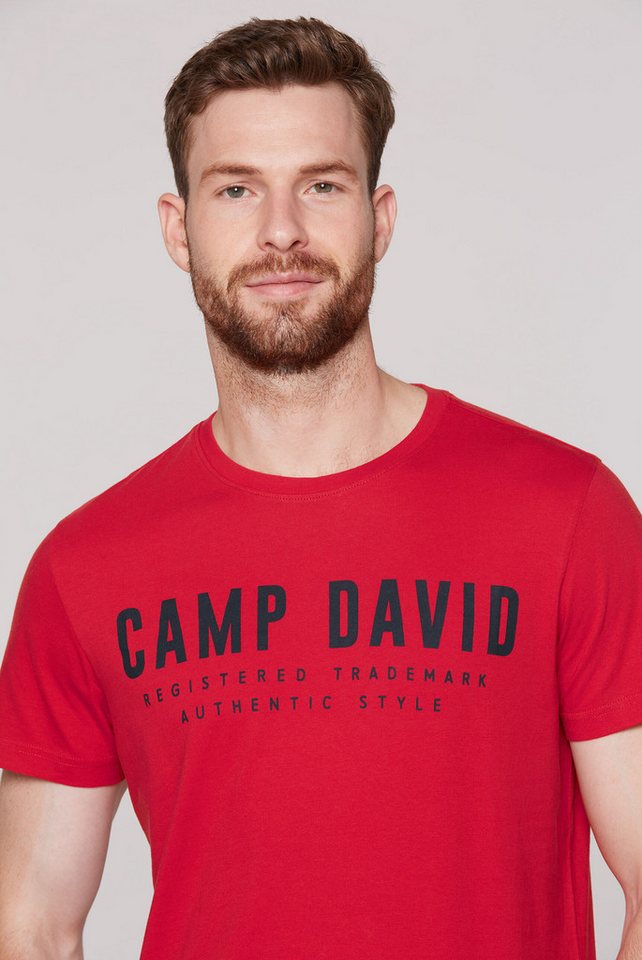 CAMP DAVID Rundhalsshirt aus Baumwolle – Bild 4 von 5
