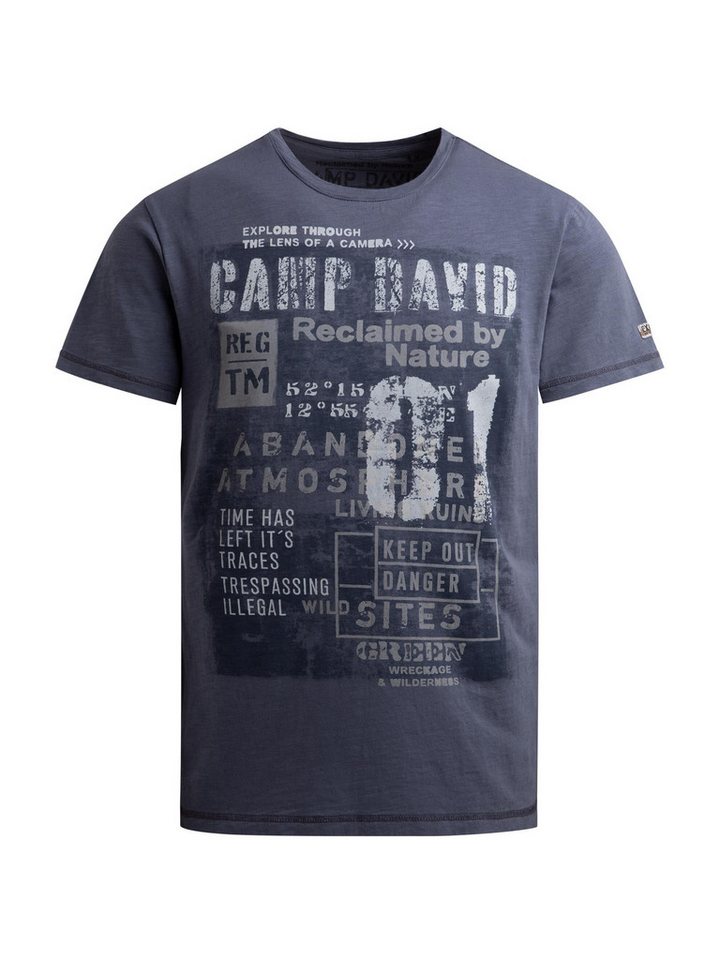 CAMP DAVID Rundhalsshirt aus Baumwolle – Bild 2 von 5