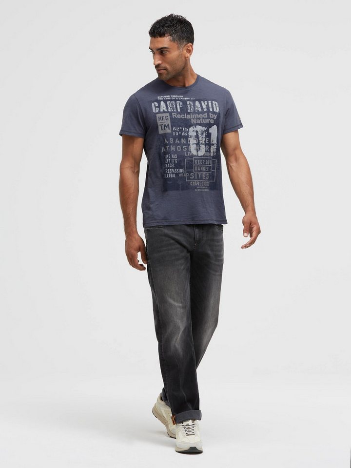 CAMP DAVID Rundhalsshirt aus Baumwolle – Bild 3 von 5