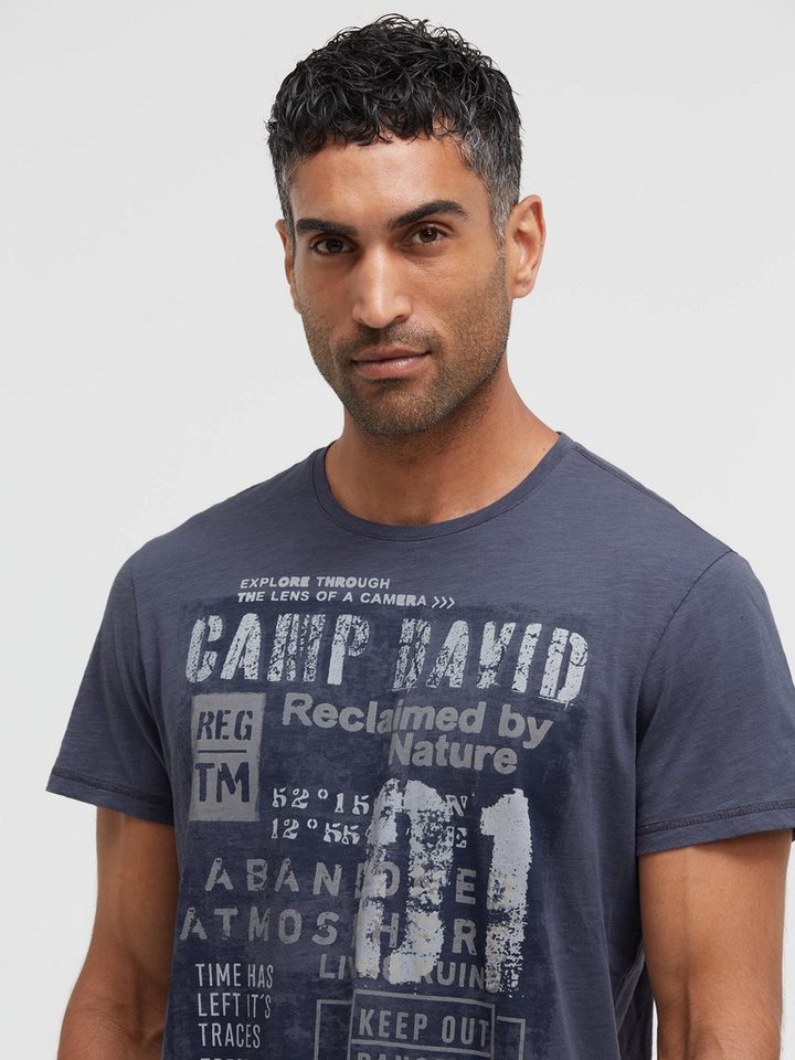 CAMP DAVID Rundhalsshirt aus Baumwolle – Bild 4 von 5