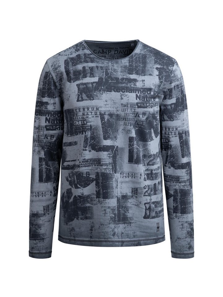 CAMP DAVID Rundhalsshirt mit All Over-Print – Bild 2 von 5