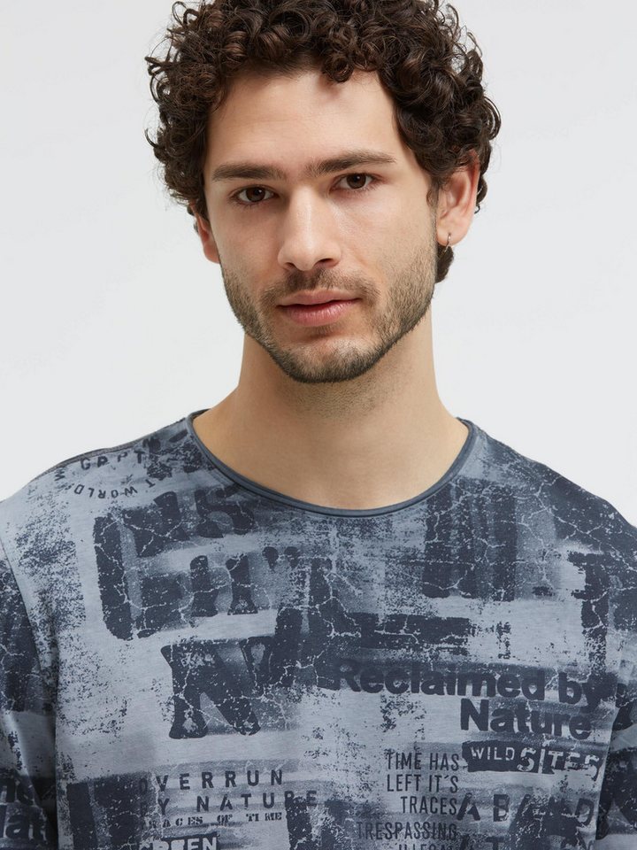 CAMP DAVID Rundhalsshirt mit All Over-Print – Bild 4 von 5