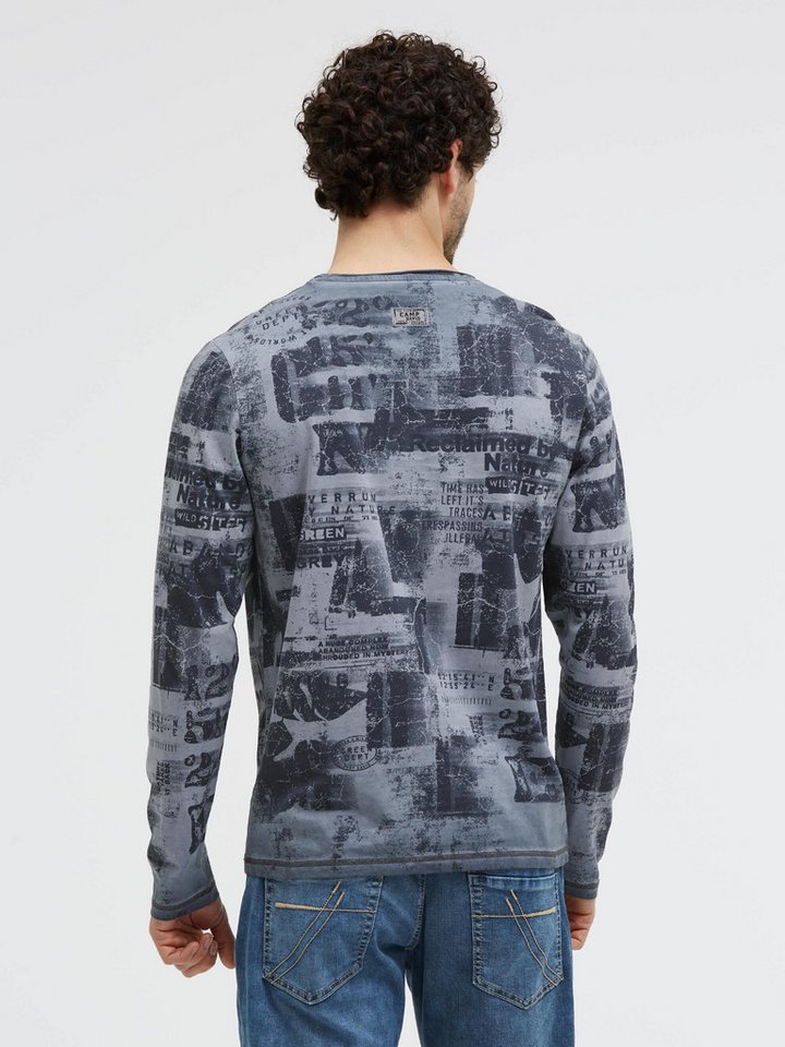 CAMP DAVID Rundhalsshirt mit All Over-Print – Bild 5 von 5