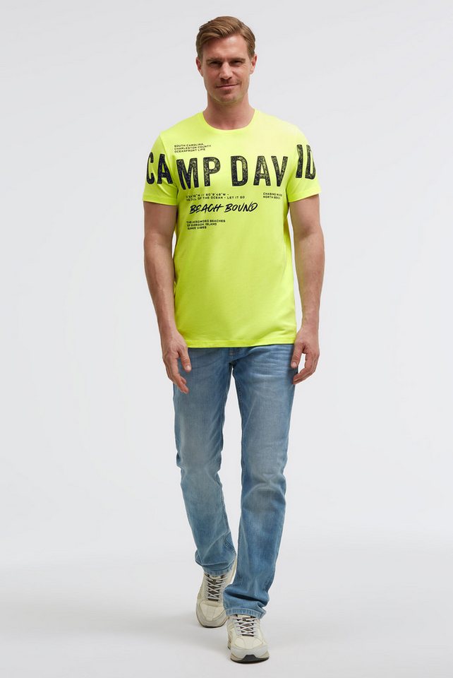 CAMP DAVID Rundhalsshirt mit Baumwolle – Bild 3 von 5