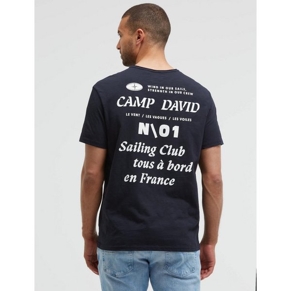 CAMP DAVID Rundhalsshirt mit Brusttasche