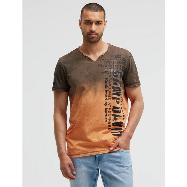 CAMP DAVID Rundhalsshirt mit Farbverlauf