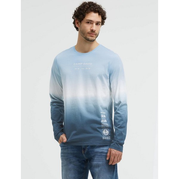 CAMP DAVID Rundhalsshirt mit Farbverlauf