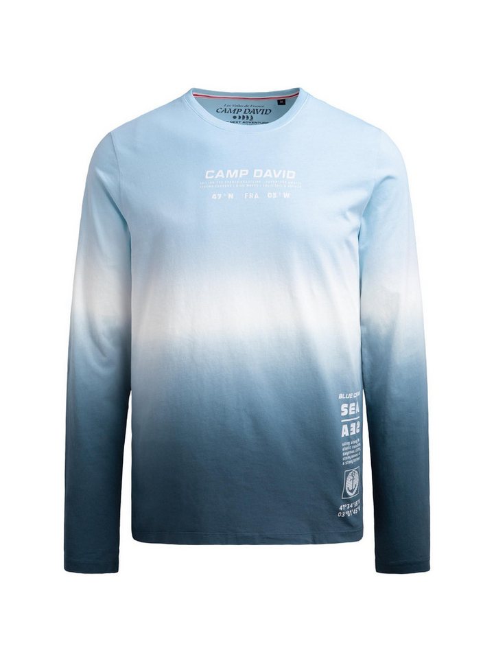 CAMP DAVID Rundhalsshirt mit Farbverlauf – Bild 2 von 5