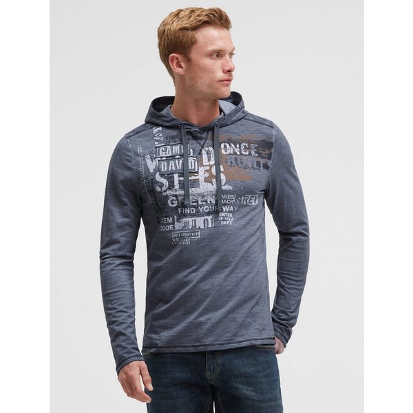 CAMP DAVID Rundhalsshirt mit Kapuze