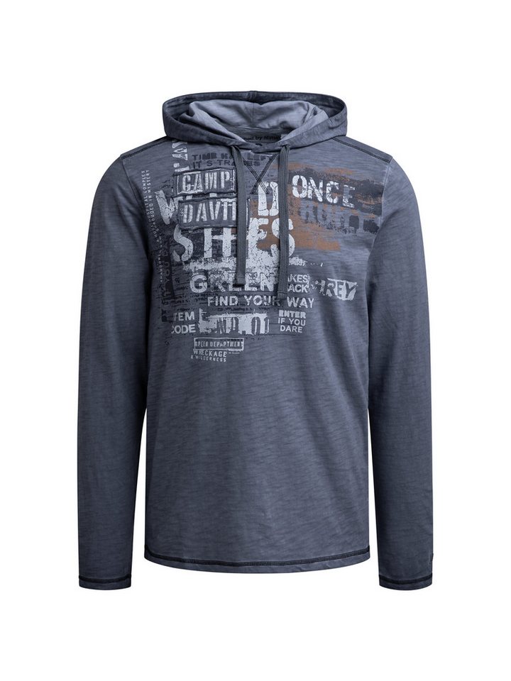 CAMP DAVID Rundhalsshirt mit Kapuze – Bild 2 von 5