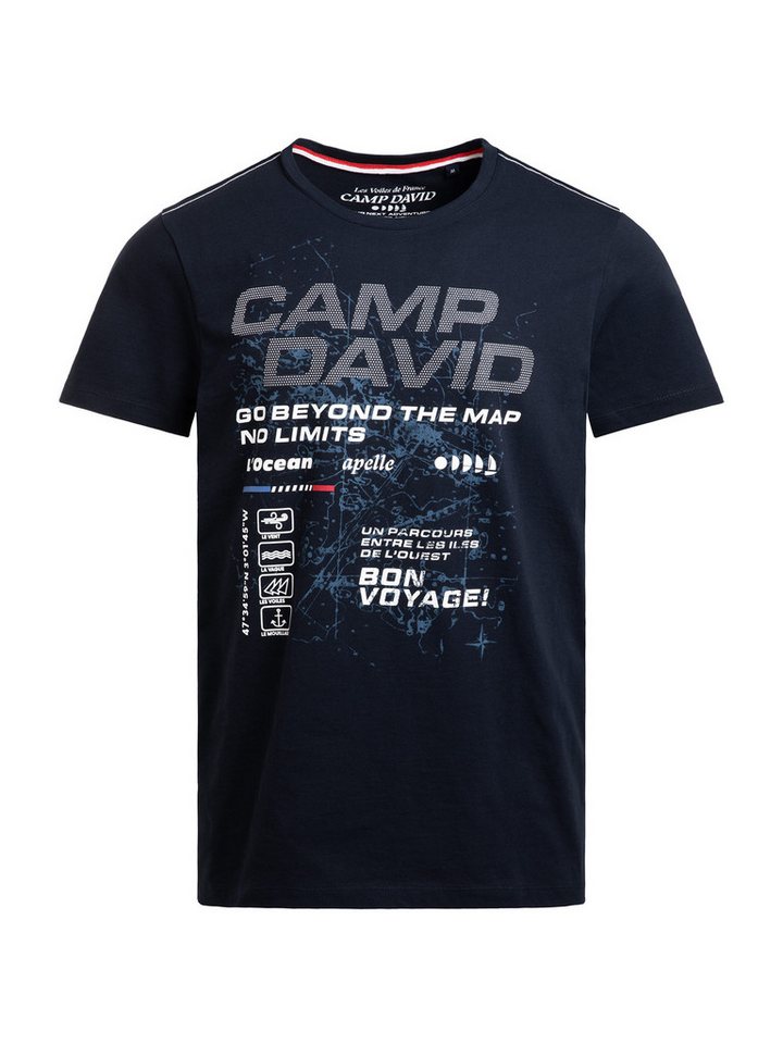 CAMP DAVID Rundhalsshirt mit Kontrastnähten – Bild 2 von 5
