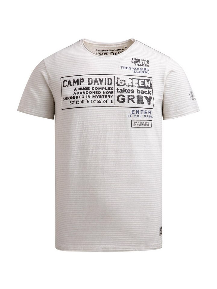 CAMP DAVID Rundhalsshirt mit Stickerei – Bild 2 von 5