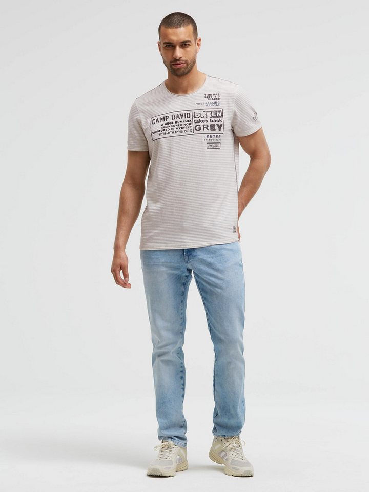 CAMP DAVID Rundhalsshirt mit Stickerei – Bild 3 von 5