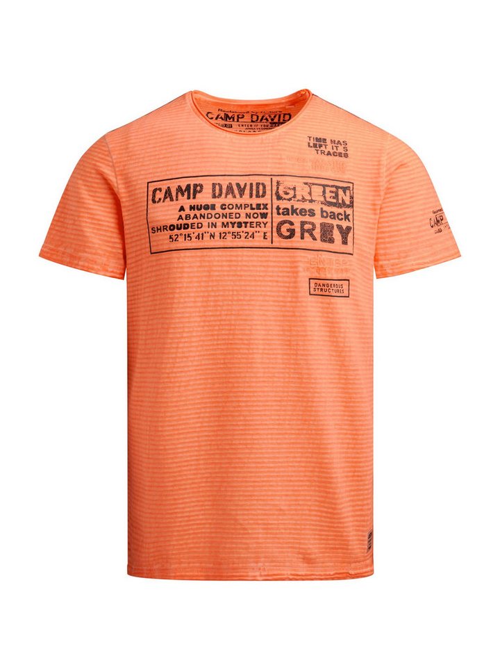 CAMP DAVID Rundhalsshirt mit Stickerei – Bild 2 von 5