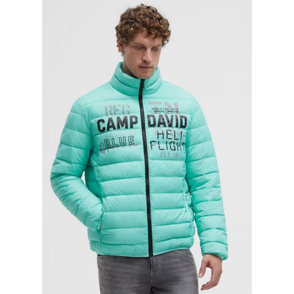 CAMP DAVID Steppjacke mit elastischem Saumabschluss