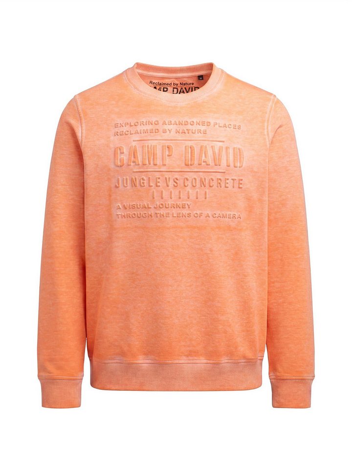 CAMP DAVID Sweater mit Ausbrenner-Effekten – Bild 2 von 5