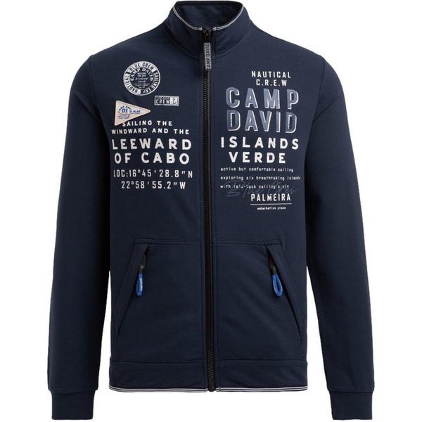 CAMP DAVID Sweatjacke Jacke Cabo Verde Sweatjacke (1-tlg)