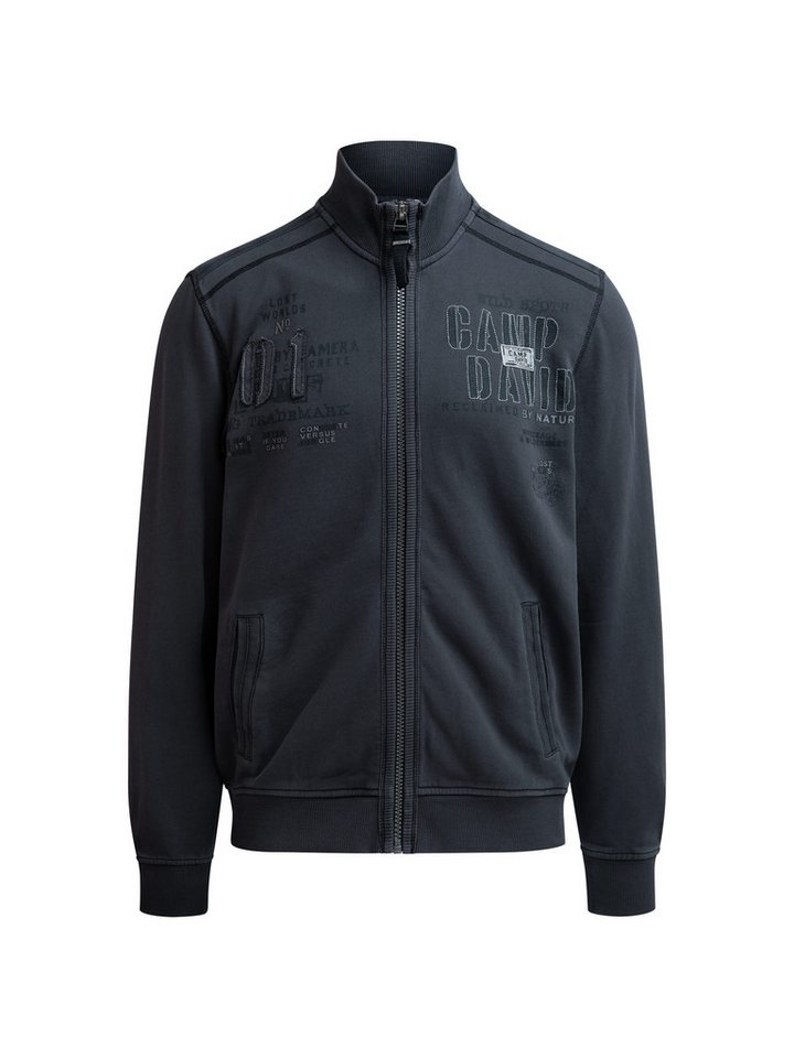 CAMP DAVID Sweatjacke mit Stehkragen – Bild 2 von 5