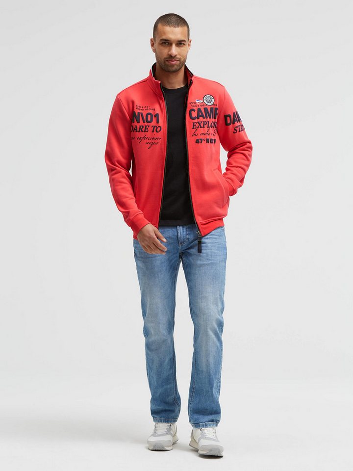 CAMP DAVID Sweatjacke mit weicher Innenseite – Bild 3 von 5