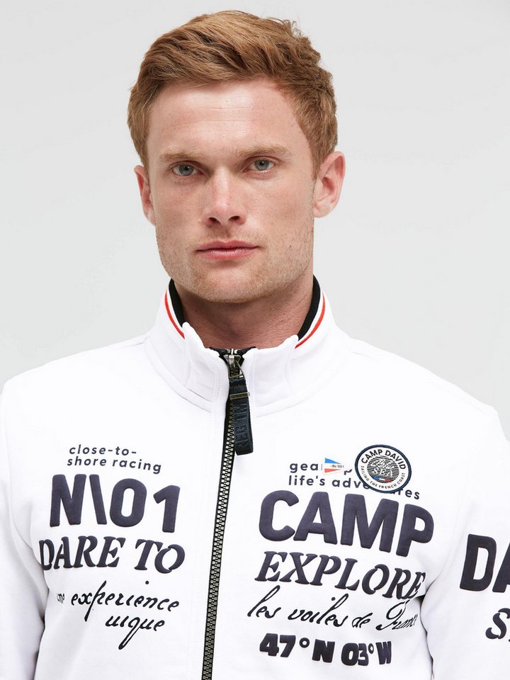 CAMP DAVID Sweatjacke mit weicher Innenseite – Bild 4 von 5