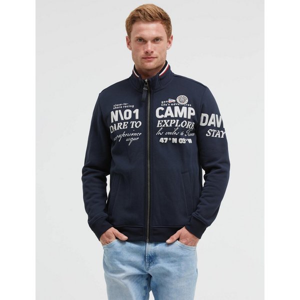 CAMP DAVID Sweatjacke mit weicher Innenseite