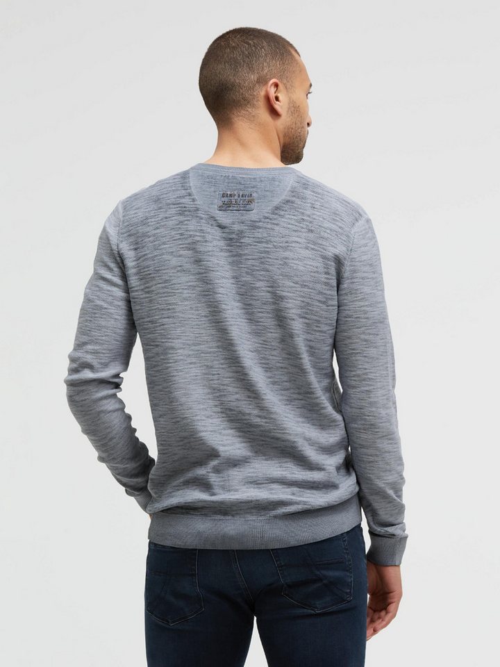 CAMP DAVID V-Ausschnitt-Pullover mit V-Ausschnitt – Bild 5 von 5