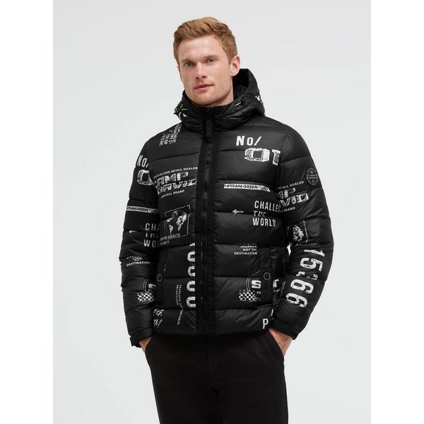 CAMP DAVID Winterjacke mit elastischem Saumabschluss