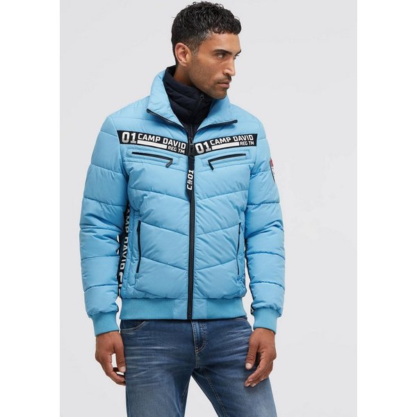 CAMP DAVID Winterjacke mit Reißverschluss an den Einschubtaschen