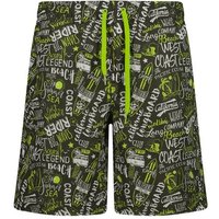 Campagnolo Herren Badebermudas He/Uni MAN MEDIUM SHORTS, Größe 54 in Schwarz